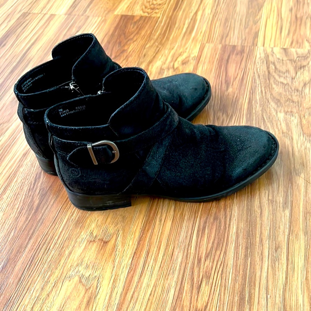 Born Black Ankle Booties